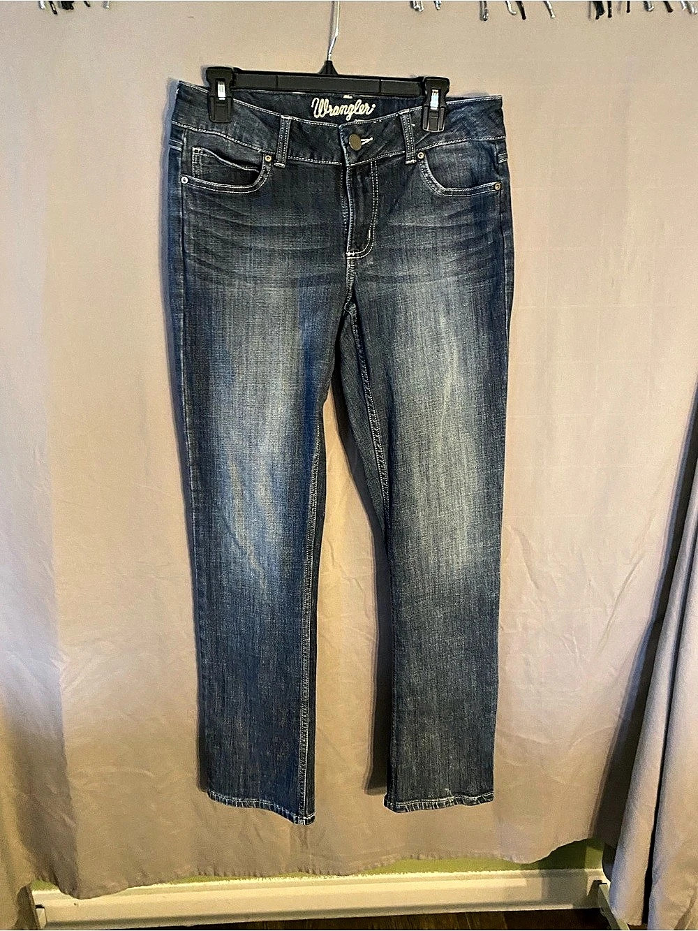 Wrangler Straight Leg Jeans Blue Waist 11